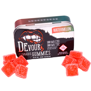 DEVOUR WATERMELON 1:1 THC:CBD GUMMIES