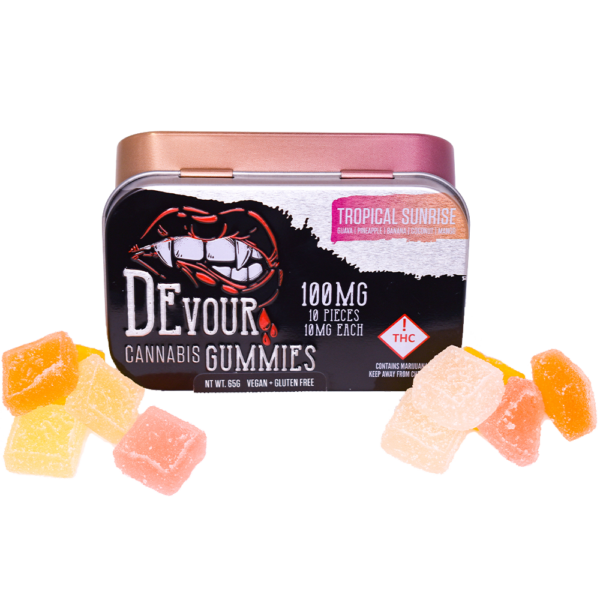DEVOUR TROPICAL SUNRISE GUMMIES