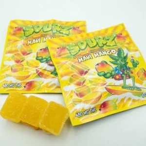 SOURZ EDIBLES MAUI MANGO EXTRA MEDICATED GUMMIES