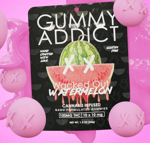 GUMMY ADDICT WACKED OUT WATERMELON GUMMIES